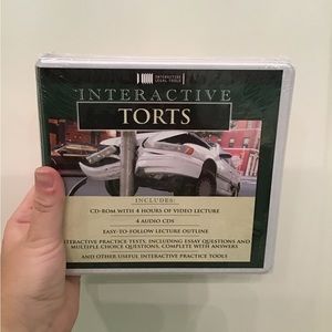 Torts Interactive CD for Law Studying